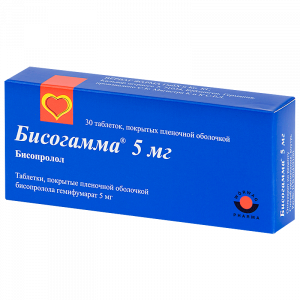 Купить: Бисогамма 5 мг 30 шт таблетки покрытые пленочной оболочкой