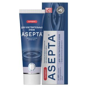 Купить: Asepta 75 мл паста зубная для чувствительных зубов