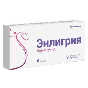 Купить Энлигрия 6 мг/мл 3 мл 3 шт раствор для подкожного введения шприц-ручка