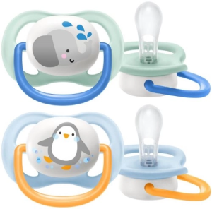 Купить: Philips Avent Ultra Air SCF080/05 2 шт соска-пустышка силиконовая 0-6 мес