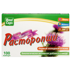 Купить: Расторопша масло Реалкапсулы 300 мг 100 шт капсулы
