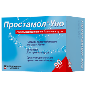 Купить: Простамол Уно 320 мг 90 шт капсулы