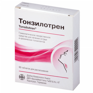 Купить Тонзилотрен 60 шт таблетки