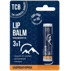 Купить The Chemical Barbers бальзам для губ 3 в 1 бодрящая корица