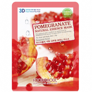 Купить: FoodaHolic маска 23г ткан 3D c экстр граната FoodaHolic Pomegranate