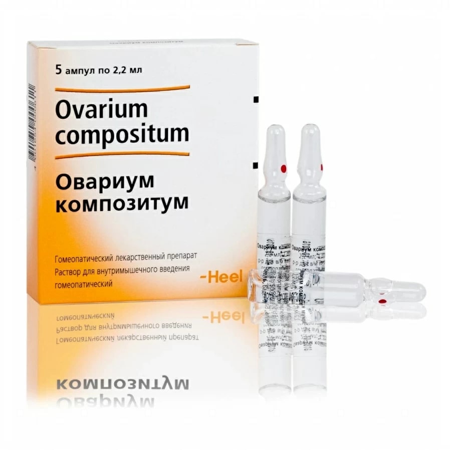Купить Овариум Композитум р-р д/в/м введ гомеопат 2,2мл амп №100