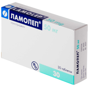 Купить: Ламолеп 50 мг 30 шт таблетки