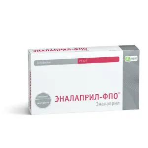 Купить Эналаприл-ФПО 20 мг 20 шт таблетки