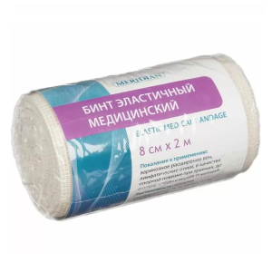 Купить: Meridian бинт 2 м × 8 см эластичный