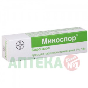 Купить: Микоспор 1% 15 г крем для наружного применения