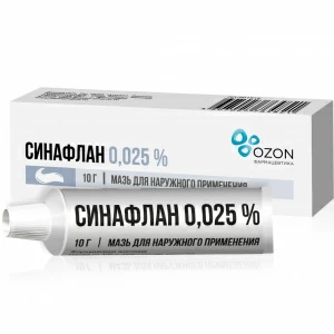 Купить Синафлан мазь для наружного применения 0,025% 10г