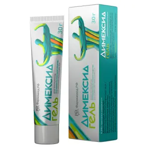 Купить Димексид 25 % 30 г гель туба