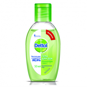 Купить: Dettol 50 мл гель для рук алоэ