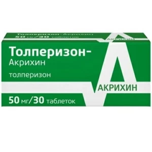 Купить Толперизон-Акрихин таб ппо 50мг №30