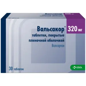 Купить Вальсакор 320 мг 30 шт таблетки покрытые пленочной оболочкой