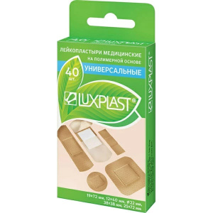 Купить: Пластырь Luxplast №40 неткан осн универс 5 видов