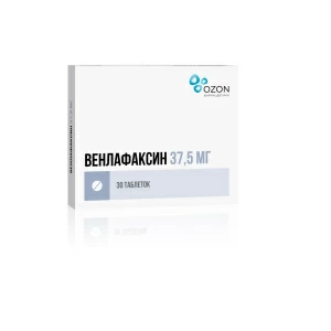 Купить Венлафаксин таб ппо 37,5мг №30