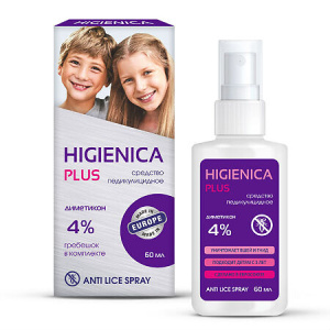 Купить: Higienica Plus 60 мл лосьон средство педикулицидное флакон-сперй