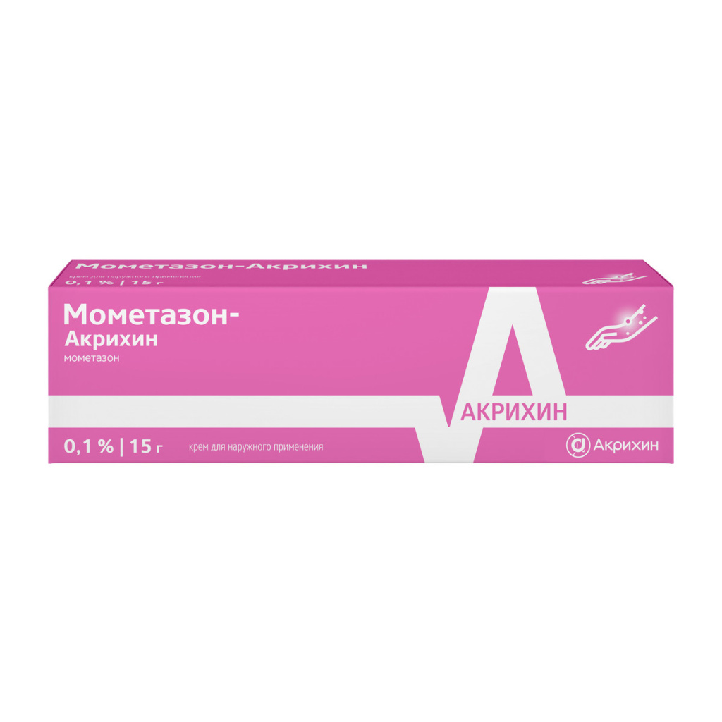 Купить Мометазон-Акрихин 0,1% 15 г крем для наружного применения