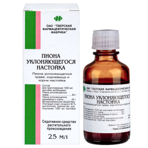 Купить: Пиона Уклоняющегося 25 мл настойка