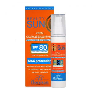 Купить: Floresan Floresan Beauty sun Максимальная защита 75 мл крем солнцезащитный SPF80