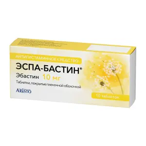 Купить Эспа-Бастин 10 мг 10 шт таблетки покрытые пленочной оболочкой