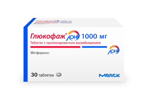 Купить Глюкофаж Лонг 1000 мг 30 шт таблетки с пролонгированным высвобождением