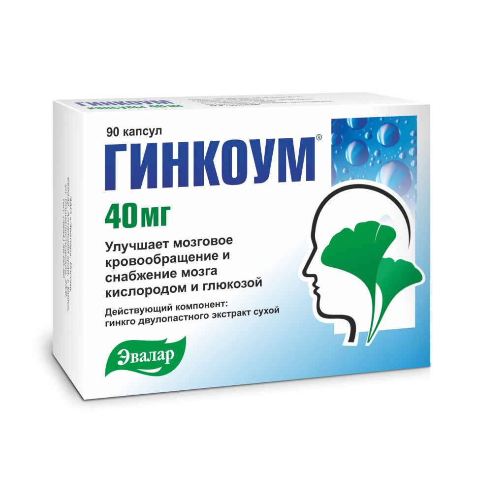 Купить Гинкоум 40 мг 90 шт капсулы