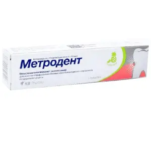 Купить Метродент 20 г гель стоматологический ананас