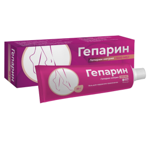 Купить: Гепарин 1000 МЕ/г 30 г гель для наружного применения