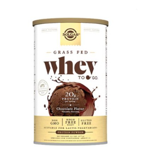 Купить: Solgar Whey to Go 338 г порошок сыворотка белковая со вкусом шоколада банка