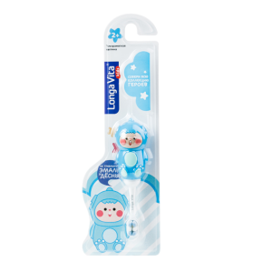Купить: Longa Vita Kids 1000 щетинок щетка зубная для детей от 2-х лет синий