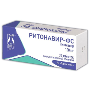 Купить: Ритонавир-ФС таб ппо 100мг банка №30