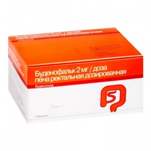 Купить: Буденофальк 2 мг 14 ДОЗ пена ректальная