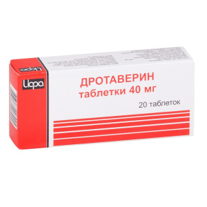 Купить: Дротаверин 40 мг 20 шт таблетки