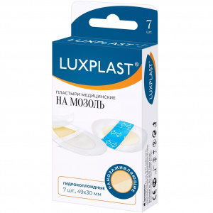 Купить: Luxplast пластырь гидроколлоид №7 на мозоль