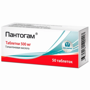 Купить Пантогам 500 мг 50 шт таблетки
