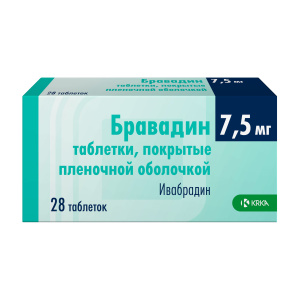 Купить: Бравадин таблетки ппо 7,5мг №28