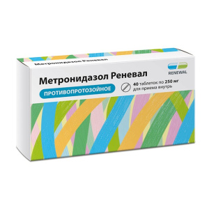 Купить: Метронидазол Реневал таблетки 250мг №40