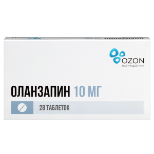 Купить: Оланзапин 10 мг 28 шт таблетки диспергируемые в полости рта