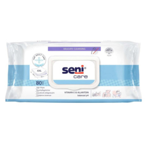 Купить: Seni Care 80 шт салфетки влажные с витамином Е и аллантоином