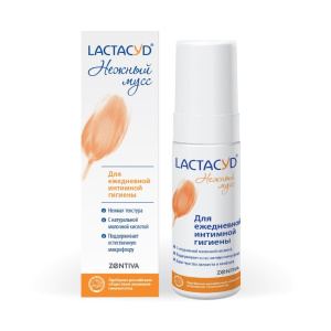 Купить: Lactacyd 125 мл мусс нежный для интимной гигиены