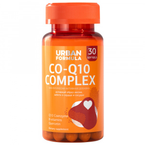 Купить: Urban Formula капс №30 Co-Q10 Complex Control time Q10 100% Контрол тайм Q10 100%