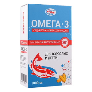 Купить: Омега-3 из дикого камчатского лосося 1000 мг 42 шт капсулы