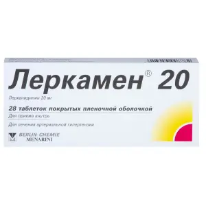 Купить Леркамен 20 20 мг 28 шт таблетки покрытые пленочной оболочкой