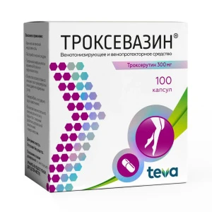 Купить Троксевазин 300 мг 100 шт капсулы
