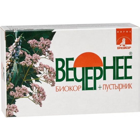 Купить Вечернее+Пустырник Биокор драже №120