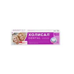 Купить: Холисал Dental 15 г гель стоматологический для ухода за полостью рта