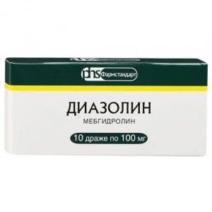 Купить Диазолин 100 мг 10 шт драже