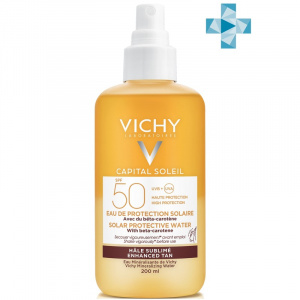 Купить Vichy Capital Soleil спрей двухфазный активатор загара SPF 50+, 200мл